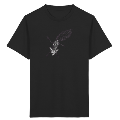 Fuchs von oben gezeichnet - Kinder Bio T-Shirt Vorderseite