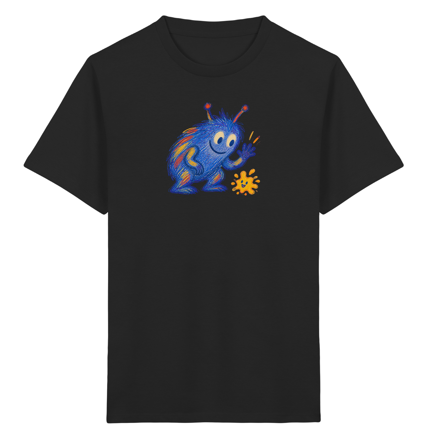 Klecksfreund Monster Kinder T-Shirt - Kinder Bio T-Shirt