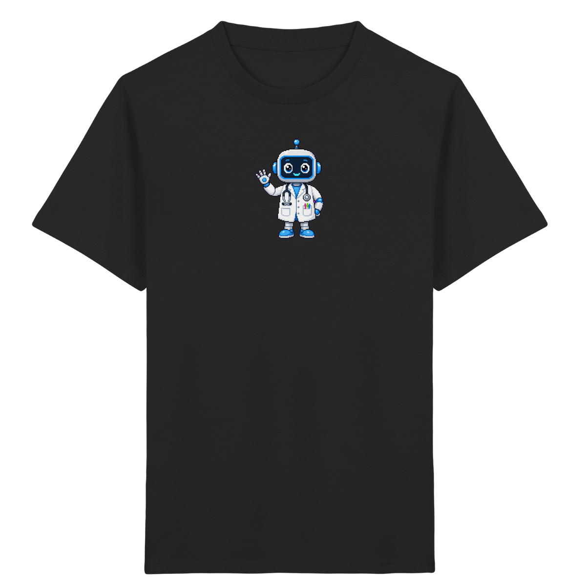 Pixel Roboter T-Shirt: Freundlich und cool - Kinder T-Shirt