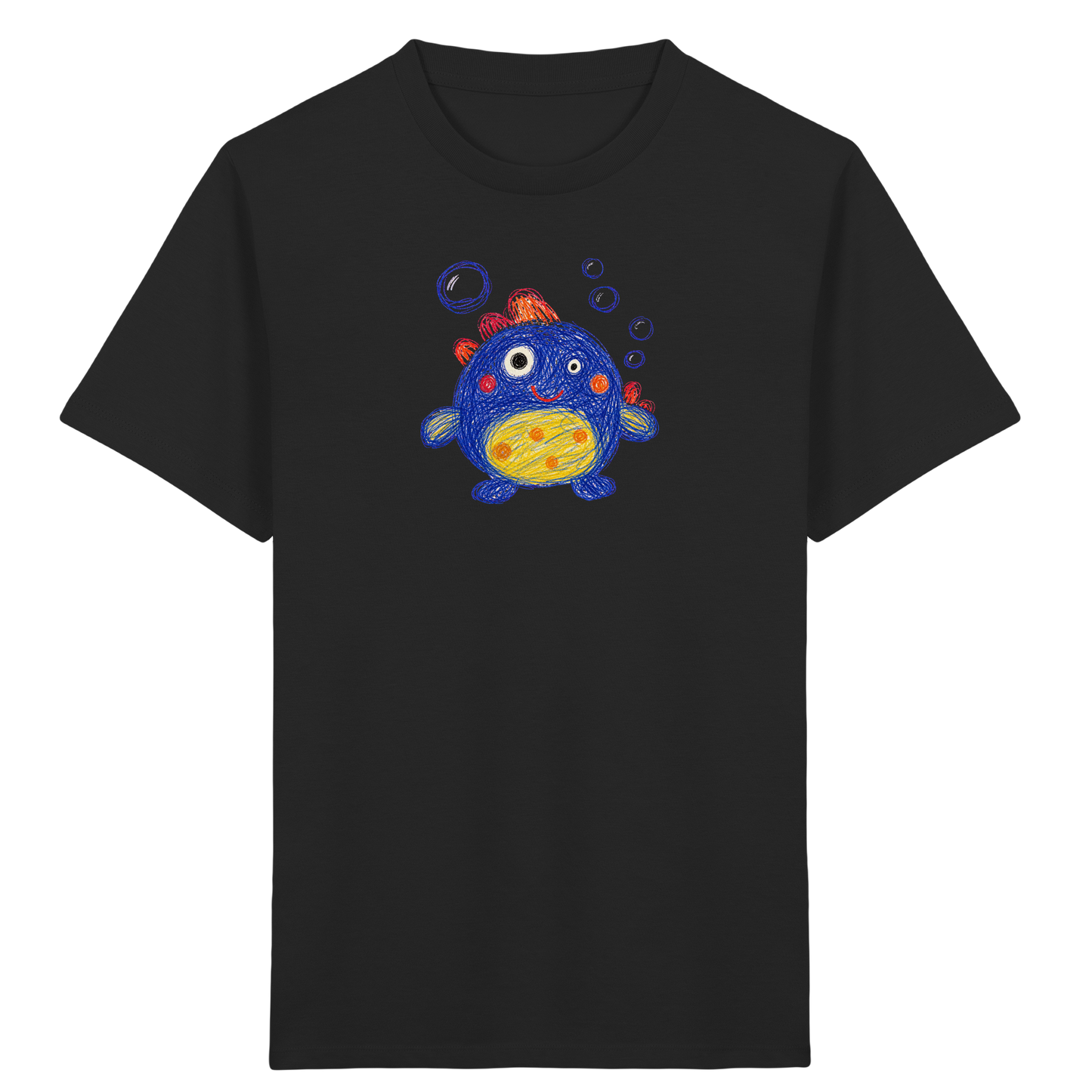 Blubberbauch Unterwasser Monster - Kinder Bio T-Shirt