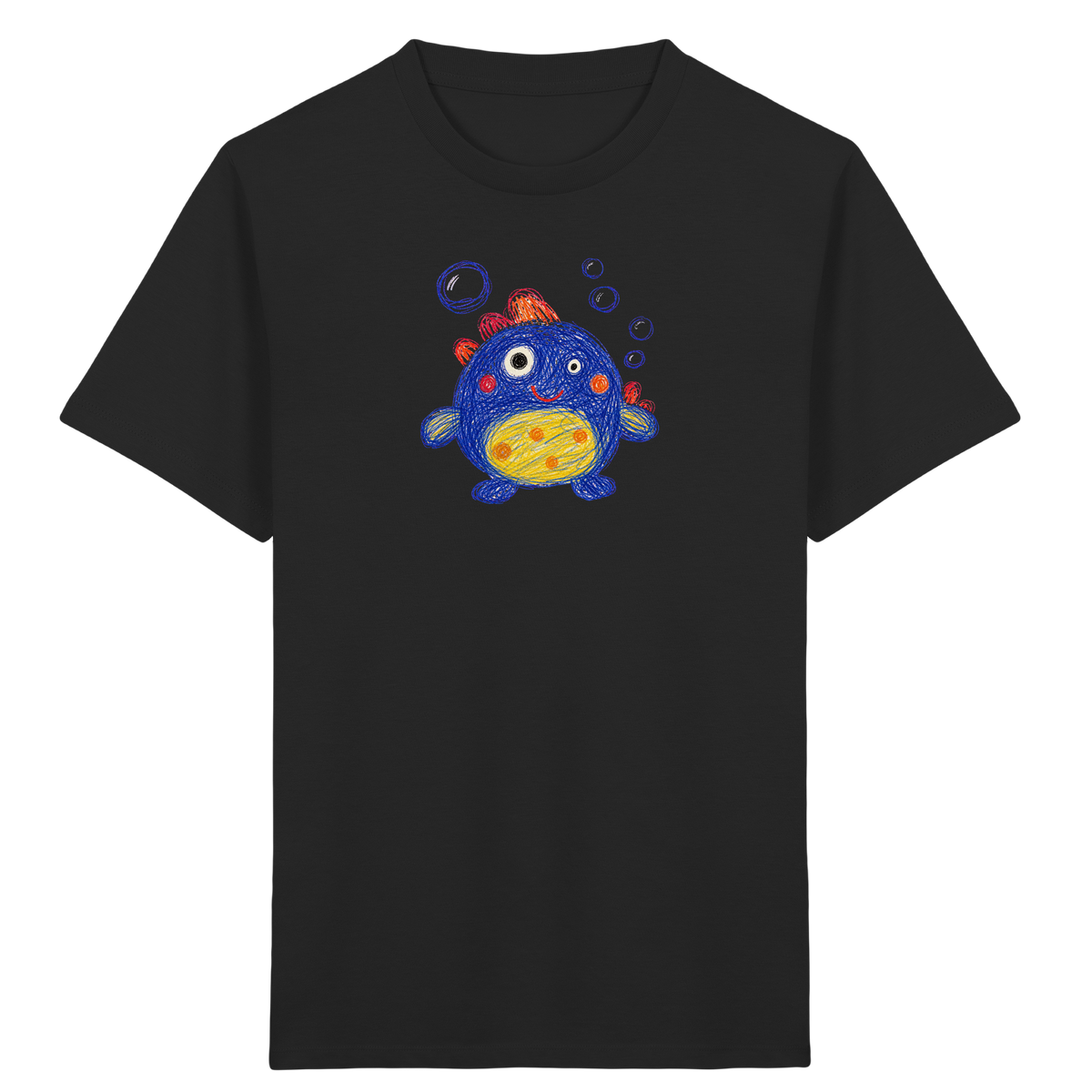 Blubberbauch Unterwasser Monster - Kinder Bio T-Shirt