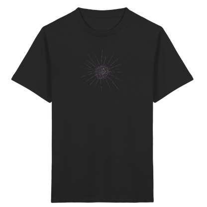 Seeigel von oben gezeichnet - Kinder Bio T-Shirt Vorderseite