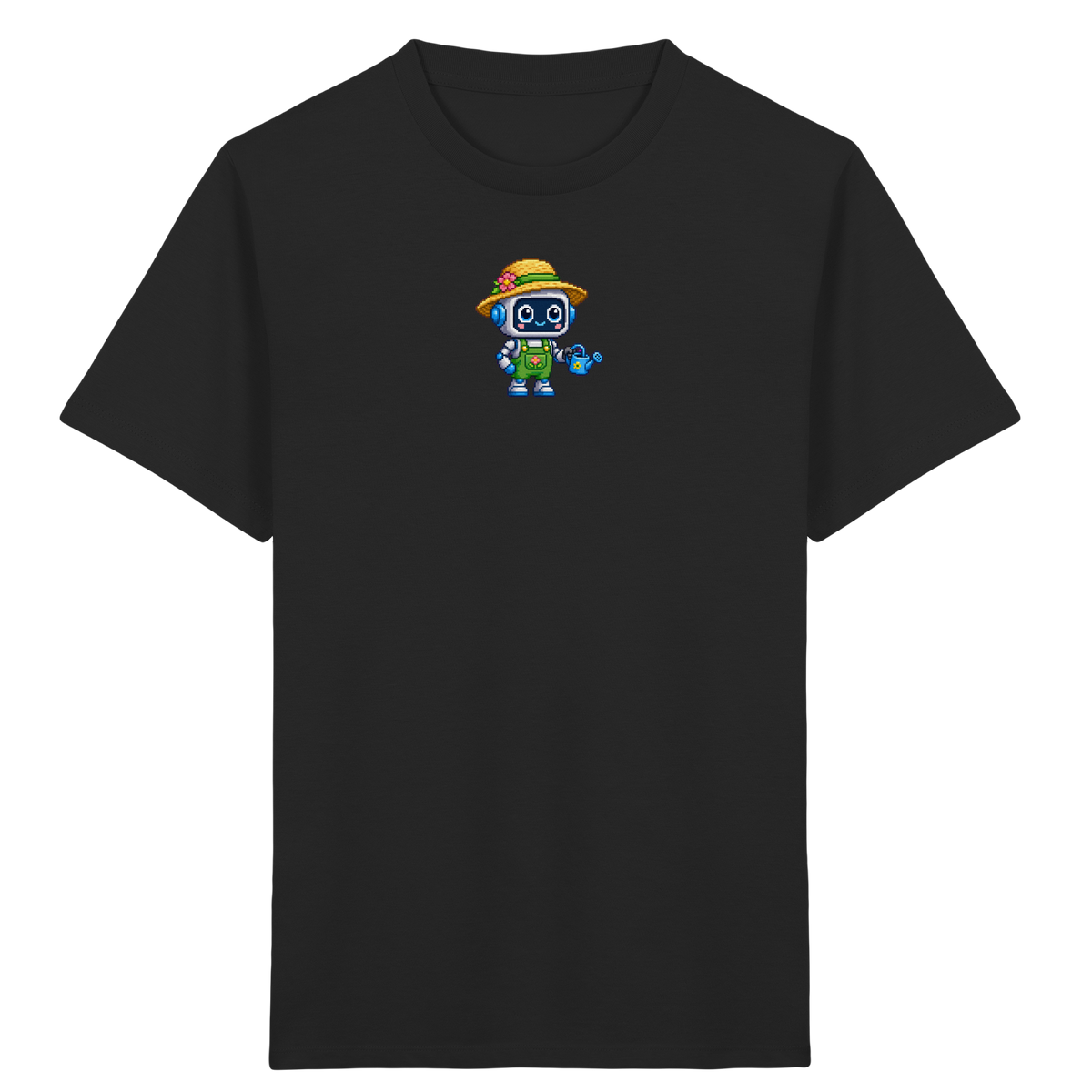 Pixel Roboter T-Shirt: Freundlicher Look - Kinder T-Shirt