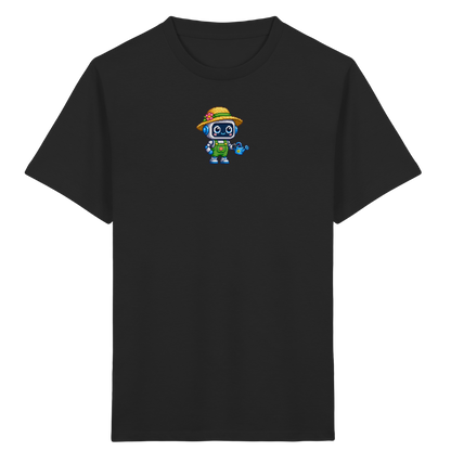 Pixel Roboter T-Shirt: Freundlicher Look - Kinder T-Shirt