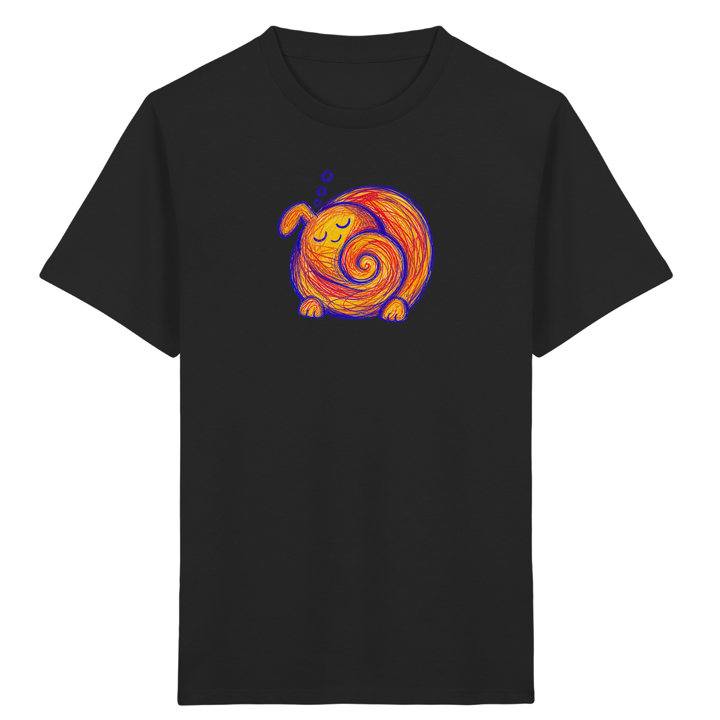 Schnarchkringel Monster Kinder Shirt - Kinder Bio T-Shirt