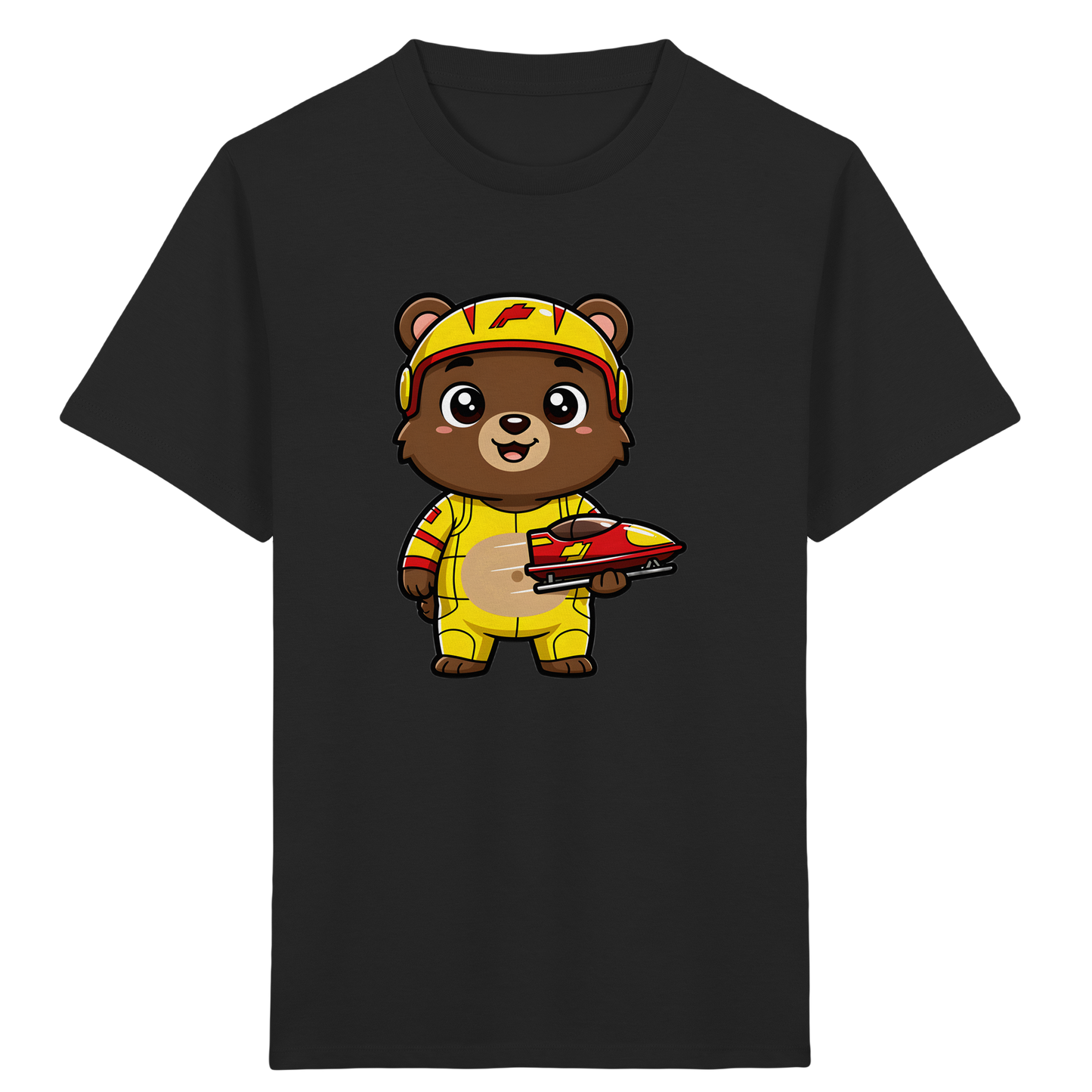 Bären-Rennfahrer T-Shirt: Abenteuer pur! - Kinder Bio T-Shirt