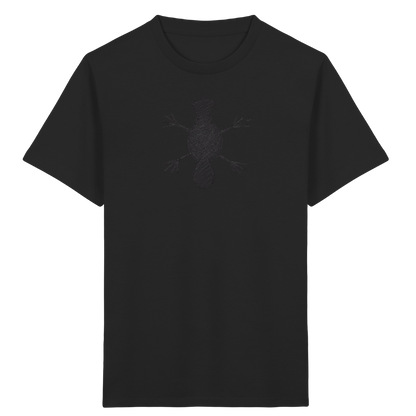 Schnabeltier von oben - Kinder Bio T-Shirt Vorderseite