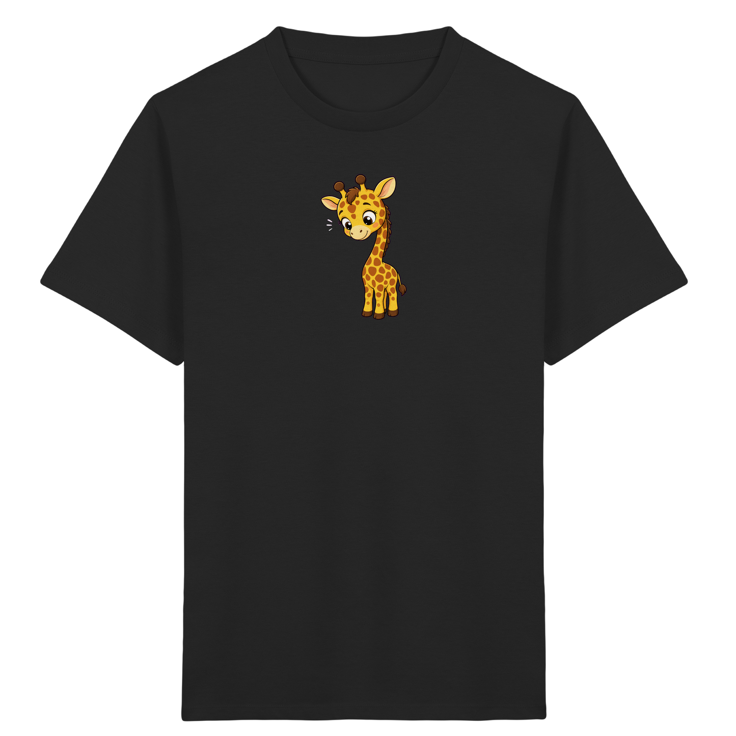 Niedliche Giraffe: Fröhliches Kinder-T-Shirt - Kinder Bio T-Shirt