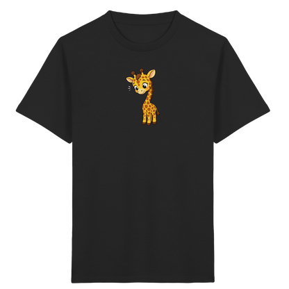 Niedliche Giraffe: Fröhliches Kinder-T-Shirt - Kinder Bio T-Shirt