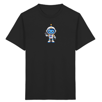 Roboter-Astronaut: Pixel-Herz-Weltraum-Shirt - Kinder T-Shirt