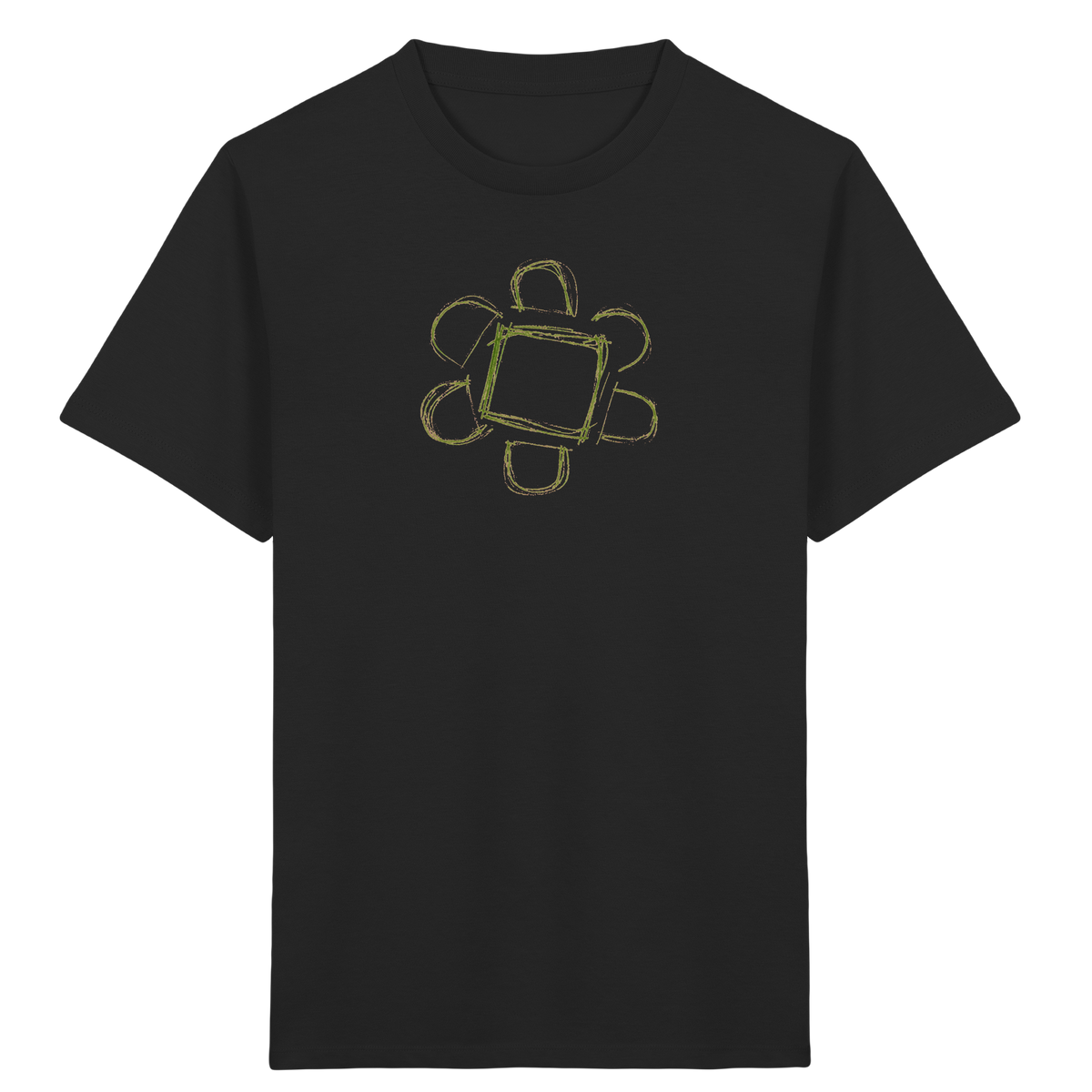 Waldgrüne Eckenblume Kinder T-Shirt - Kinder Bio T-Shirt