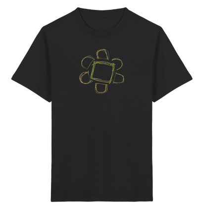 Waldgrüne Eckenblume Kinder T-Shirt - Kinder Bio T-Shirt