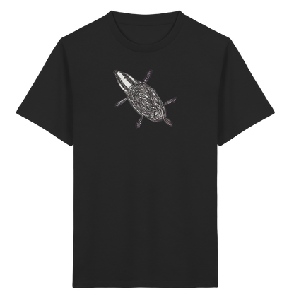 Dachs von oben - Kinder Bio T-Shirt Vorderseite