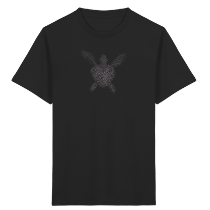 Wasserschildkröte von oben - Kinder Bio T-Shirt Vorderseite