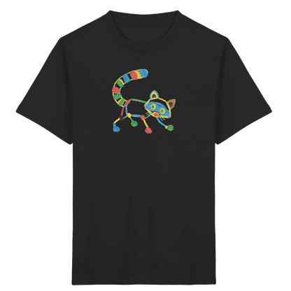 Farbpunkt Waschbär Kinder T-Shirt - Kinder Bio T-Shirt Vorderseite