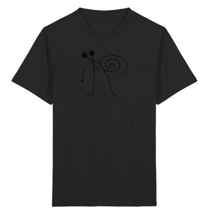 Schneckenrücken Wesen Kinder Shirt - Kinder Bio T-Shirt Vorderseite