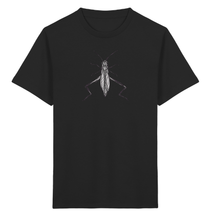 Grashüpfer von oben - Kinder Bio T-Shirt Vorderseite