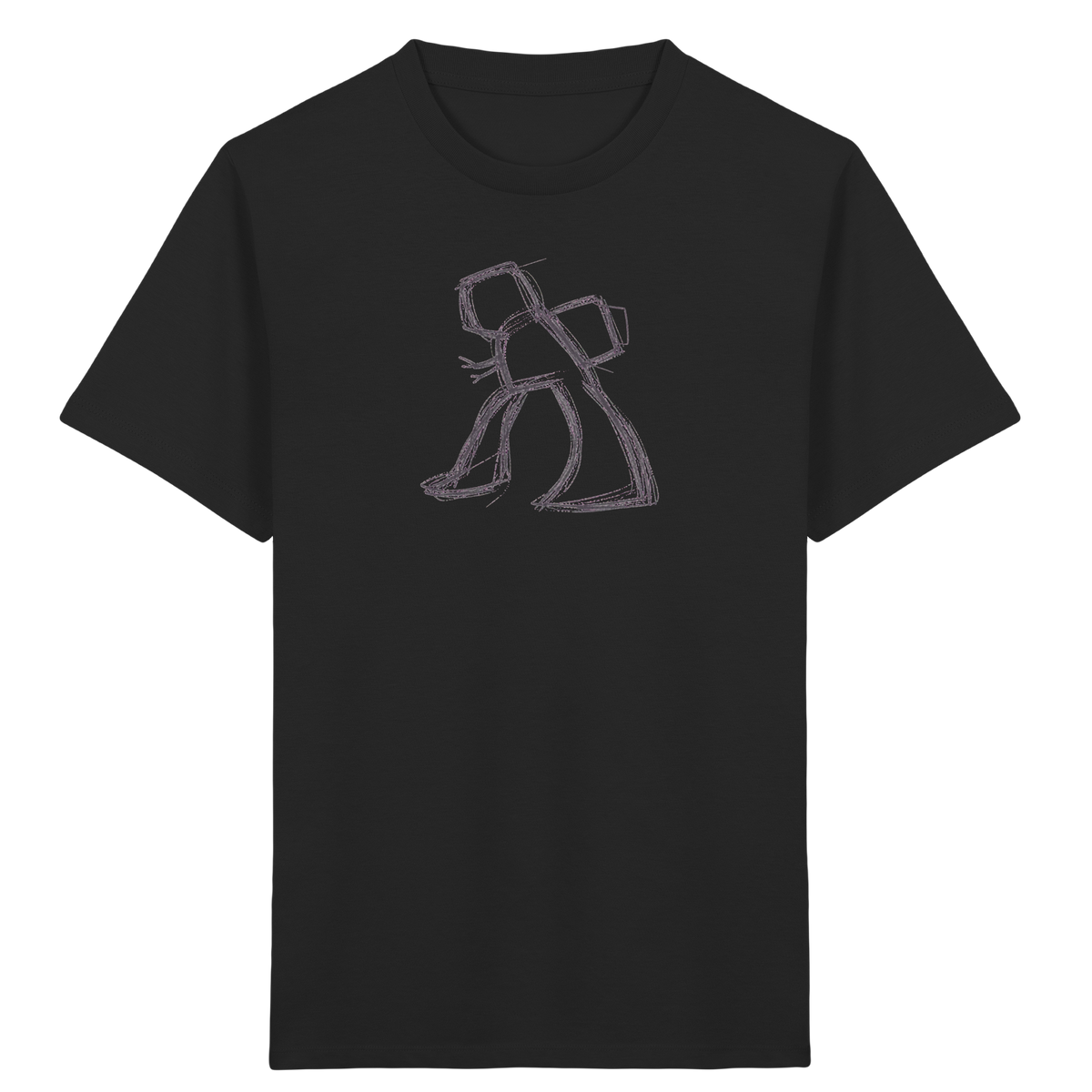 Wackel-T-Rex mit Ranzen - Kinder Bio T-Shirt