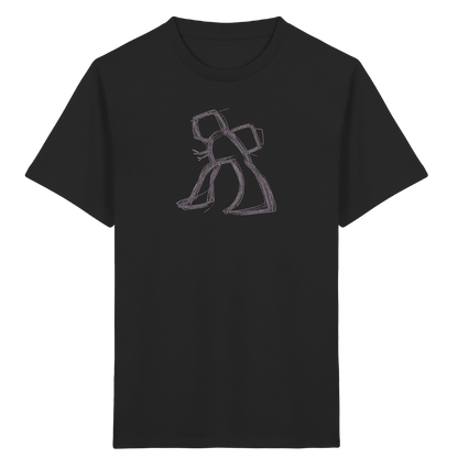 Wackel-T-Rex mit Ranzen - Kinder Bio T-Shirt