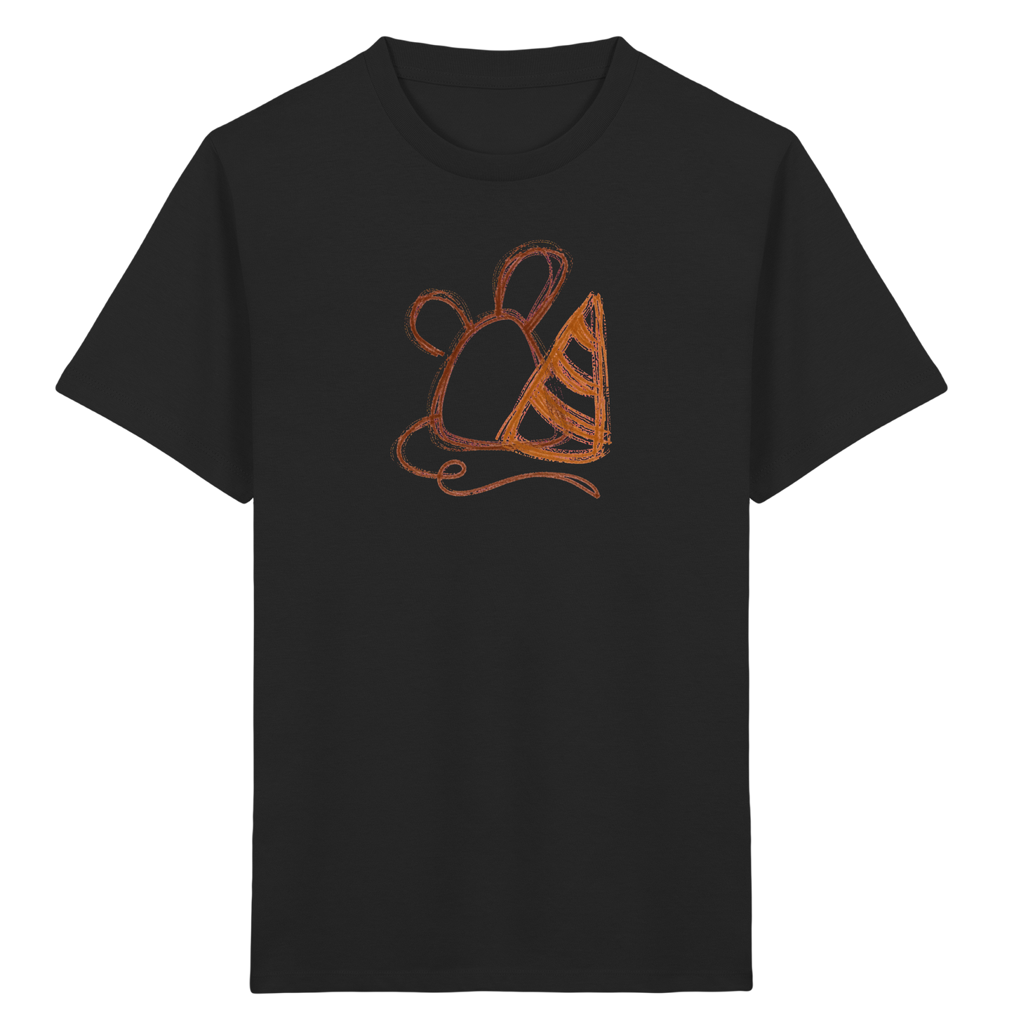 Krakelmaus mit großer Schultüte - Kinder Bio T-Shirt