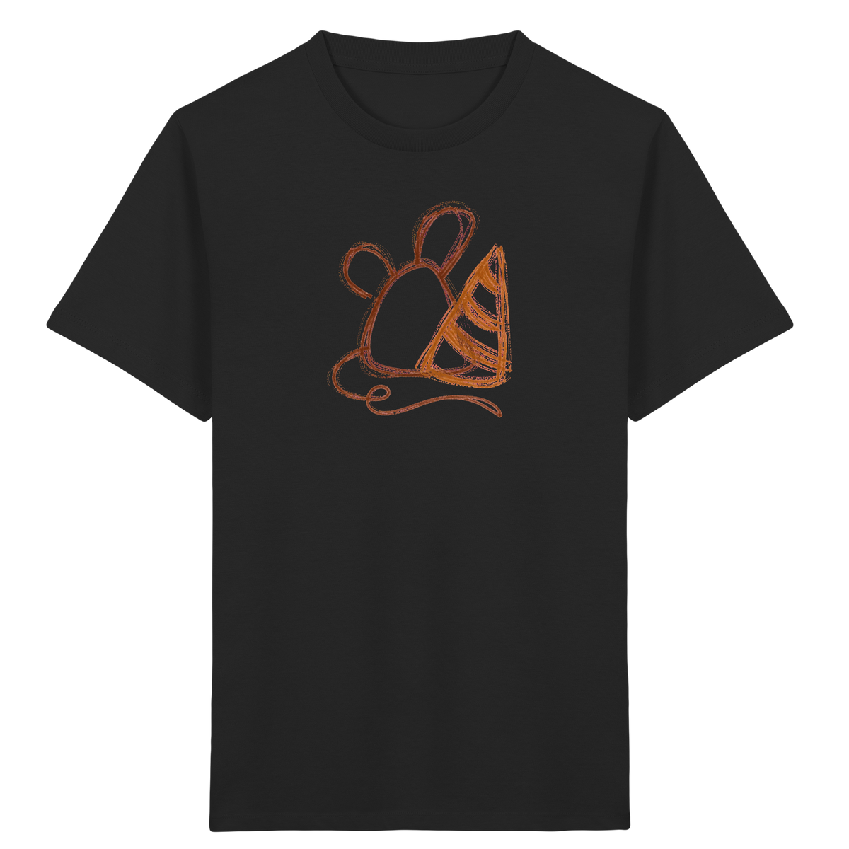 Krakelmaus mit großer Schultüte - Kinder Bio T-Shirt