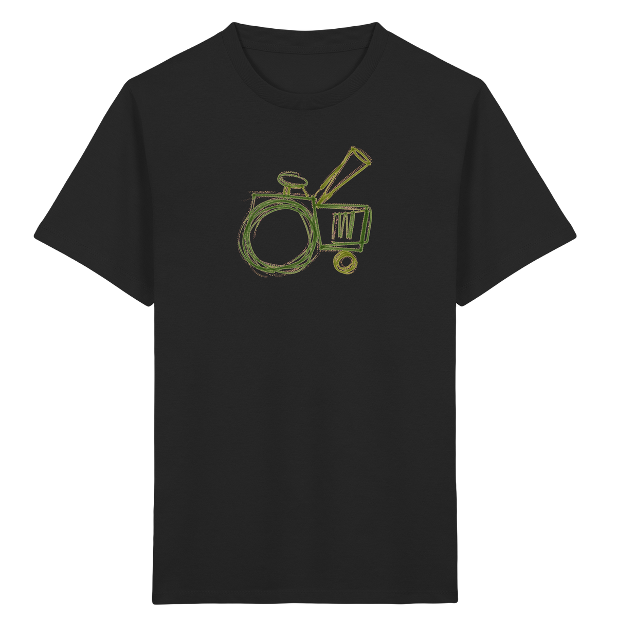 Wackeltraktor mit Schultüte - Kinder Bio T-Shirt