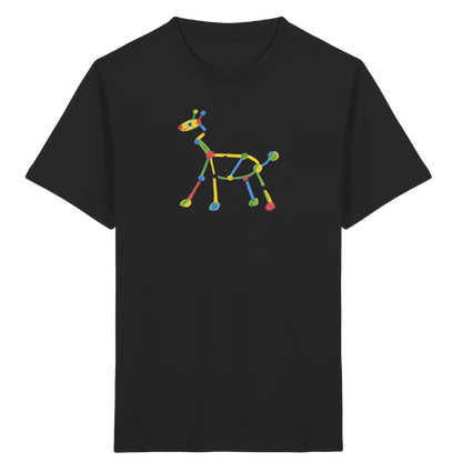 Farbpunkt Giraffe Kinder T-Shirt - Kinder Bio T-Shirt Vorderseite