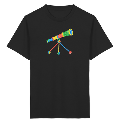 Farbpunkt Teleskop für Kinder - Kinder Bio T-Shirt Vorderseite