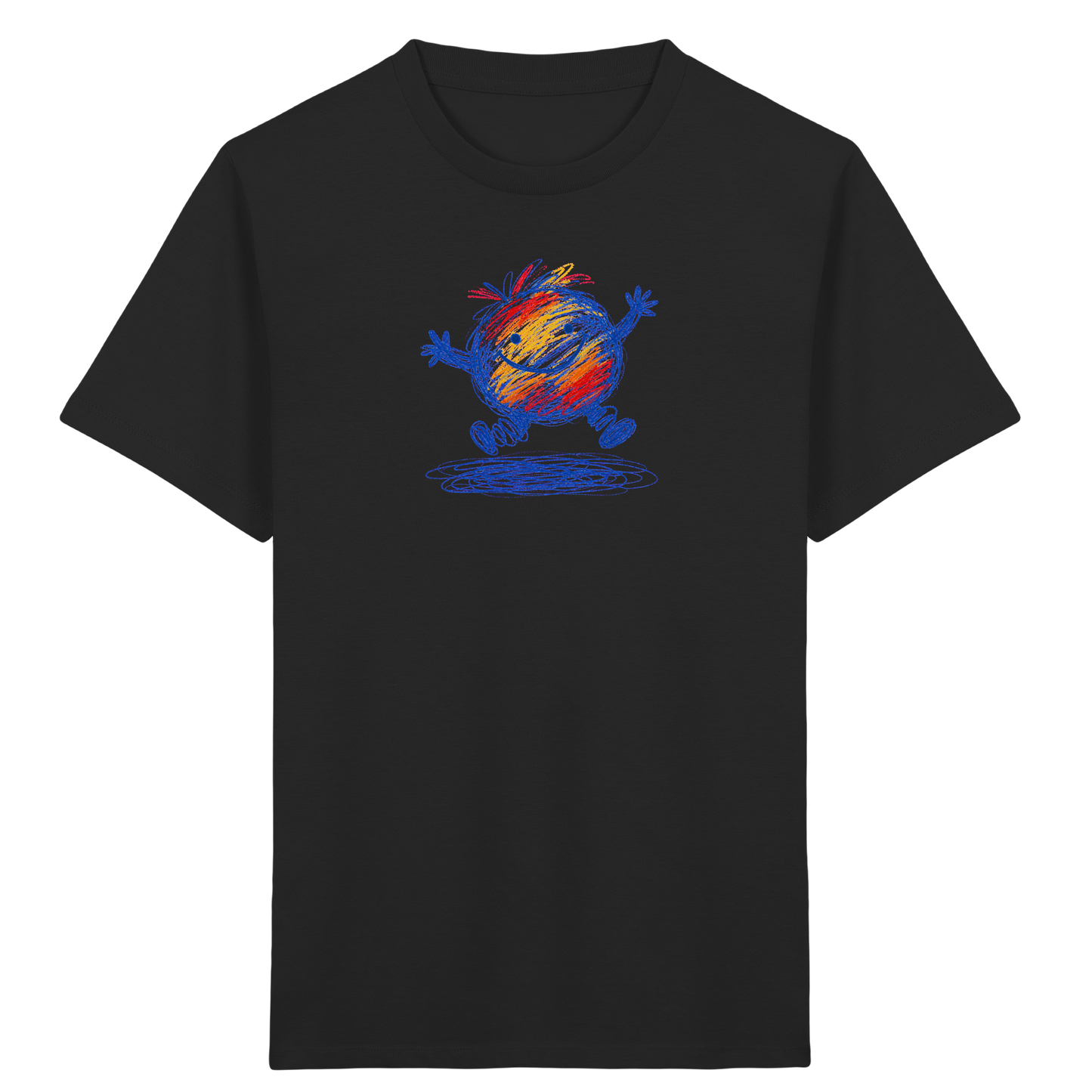 Pfützenhüpfer Kritzelmonster Kinder Shirt - Kinder Bio T-Shirt