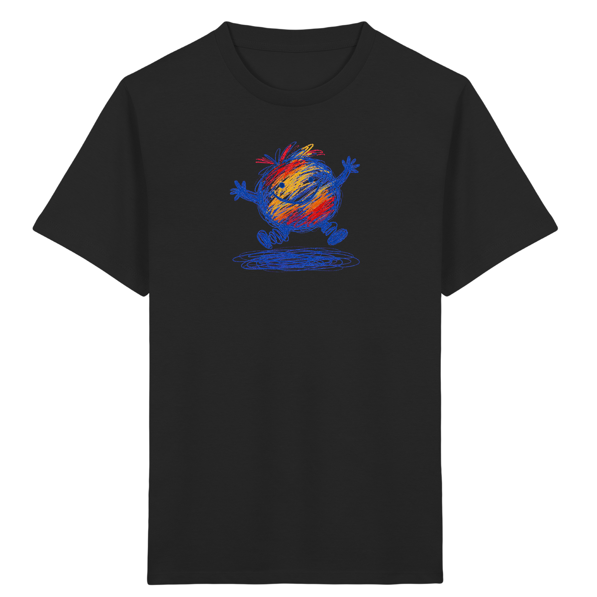 Pfützenhüpfer Kritzelmonster Kinder Shirt - Kinder Bio T-Shirt