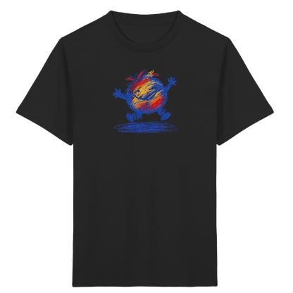 Pfützenhüpfer Kritzelmonster Kinder Shirt - Kinder Bio T-Shirt