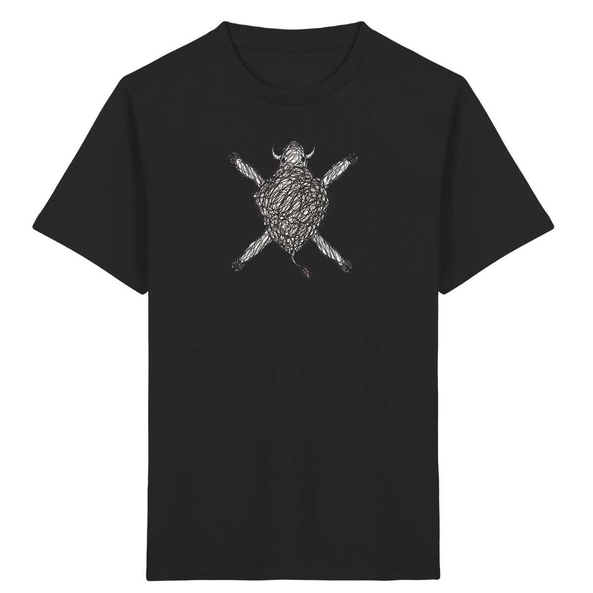 Bison von oben - Kinder Bio T-Shirt Vorderseite