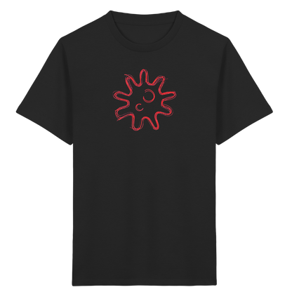 Rote Krakelsonne Kinder T-Shirt - Kinder Bio T-Shirt