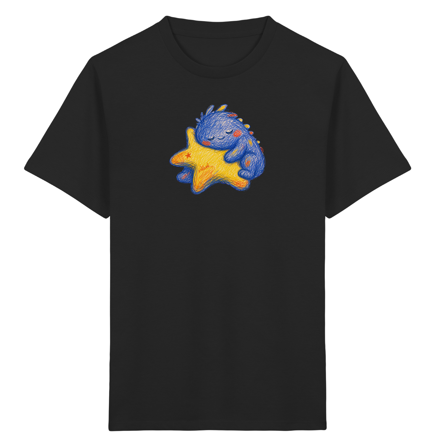 Sternenschläfer Monster mit Stern - Kinder Bio T-Shirt