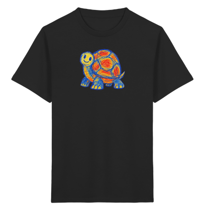 Panzerpummel Kritzelmonster Shirt - Kinder Bio T-Shirt Vorderseite