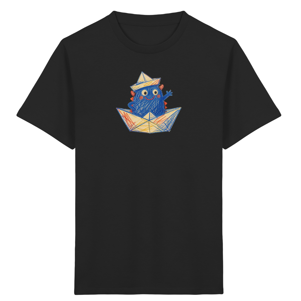 Kleiner Kapitän Monster - Kinder Bio T-Shirt