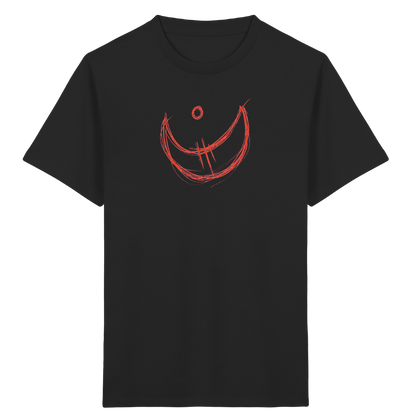 Korallroter Krakelmond für Kinder - Kinder Bio T-Shirt