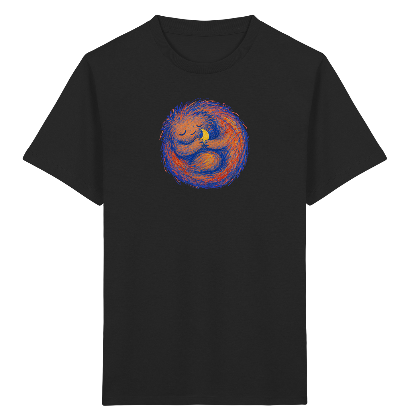 Schlafzottel mit kleinem Mond - Kinder Bio T-Shirt
