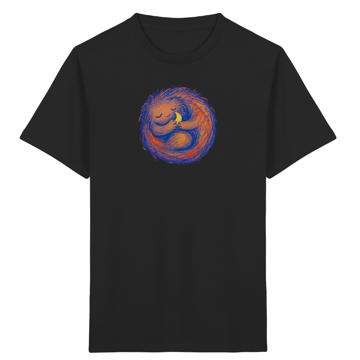 Schlafzottel mit kleinem Mond - Kinder Bio T-Shirt