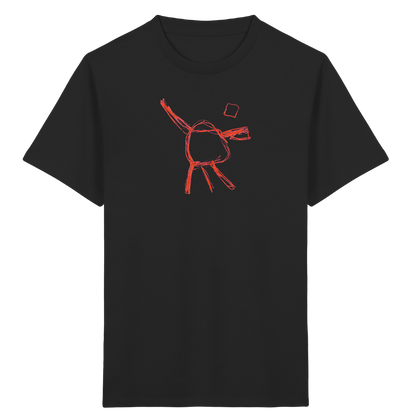 Orange Wackelfigur für Kinder - Kinder Bio T-Shirt