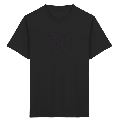 Seeanemone von oben gezeichnet - Kinder Bio T-Shirt Vorderseite
