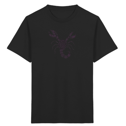 Skorpion von oben gezeichnet - Kinder Bio T-Shirt Vorderseite