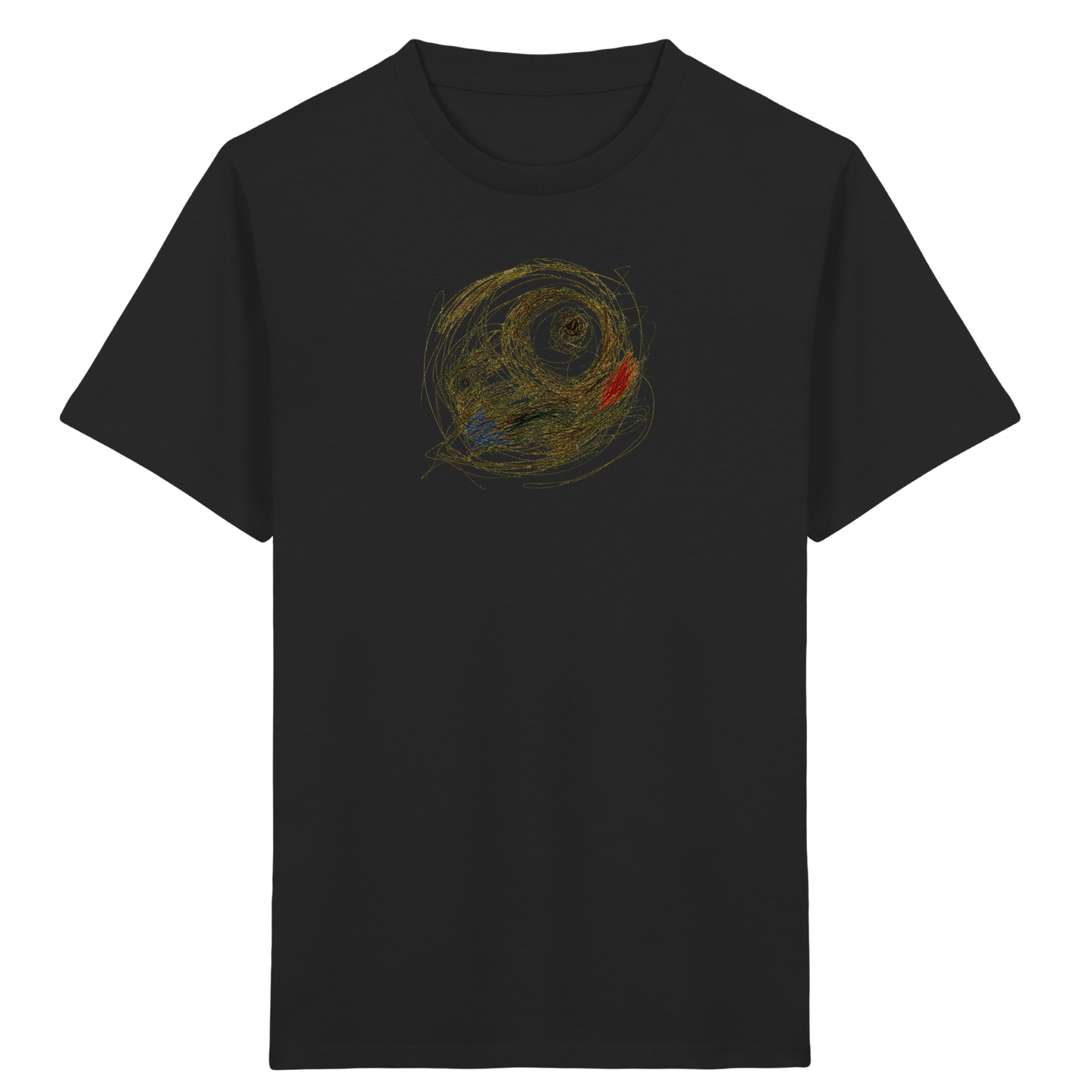 Cooles Monster T-Shirt im Scribble-Look - Kinder Bio T-Shirt