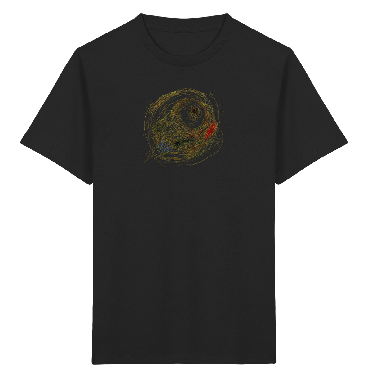 Cooles Monster T-Shirt im Scribble-Look - Kinder Bio T-Shirt