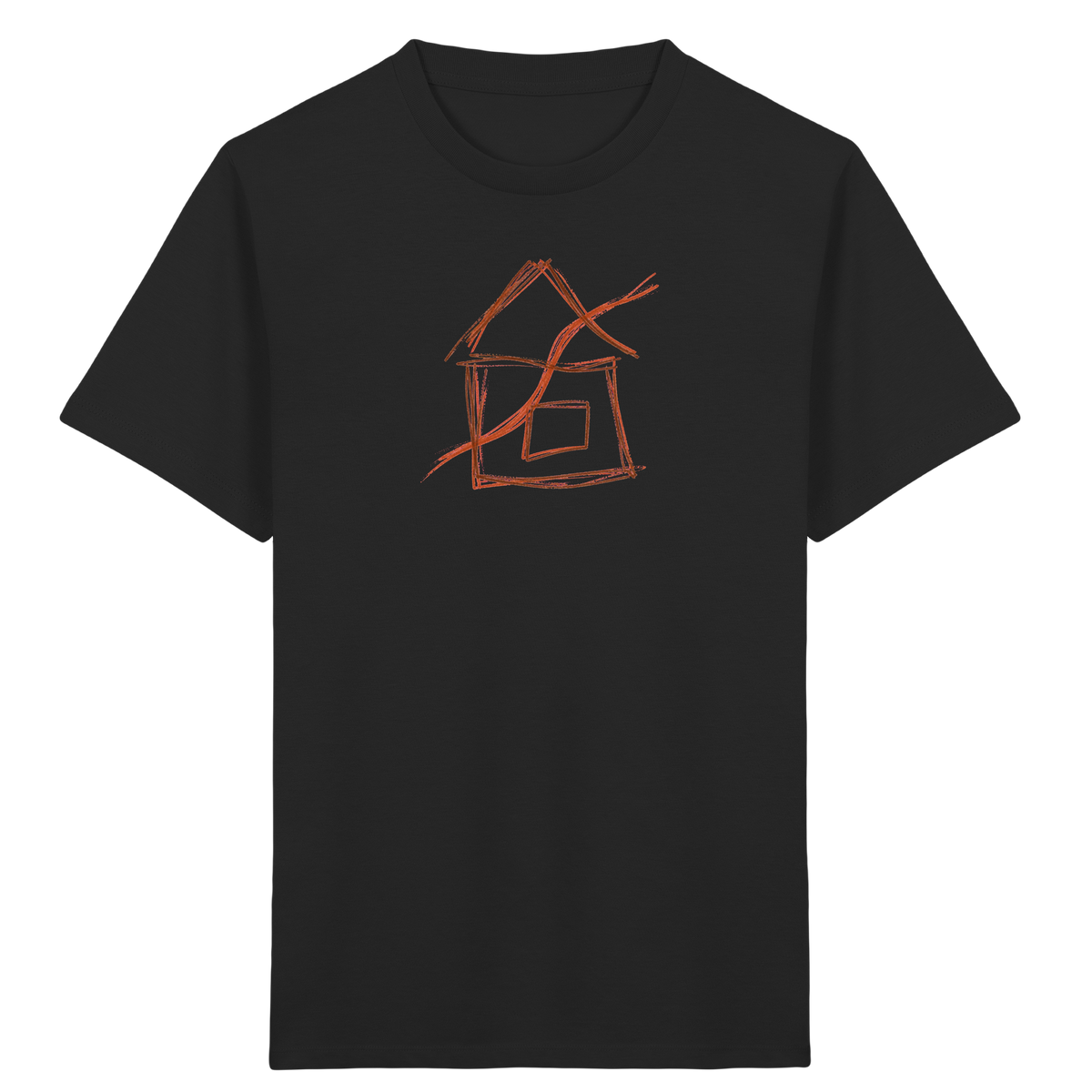 Braunes Eckenhaus Kinder T-Shirt - Kinder Bio T-Shirt
