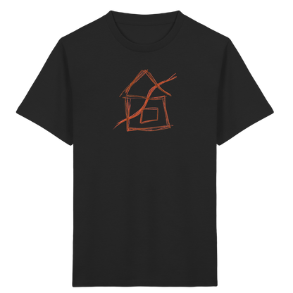 Braunes Eckenhaus Kinder T-Shirt - Kinder Bio T-Shirt