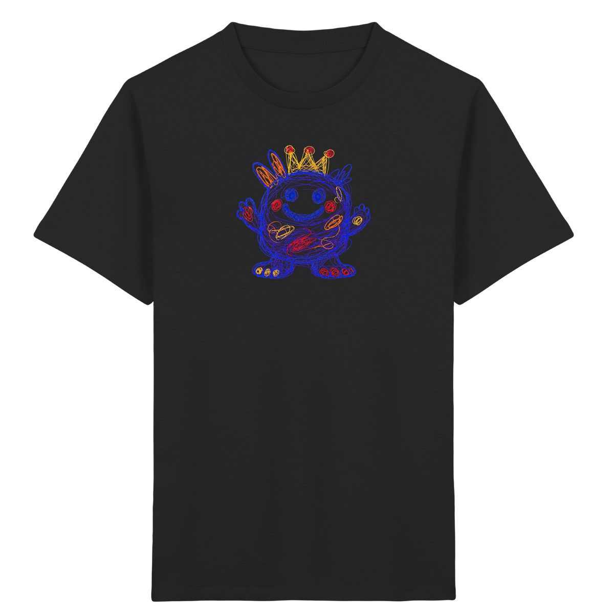 Kringelkrone Kritzelmonster Kinder Shirt - Kinder Bio T-Shirt