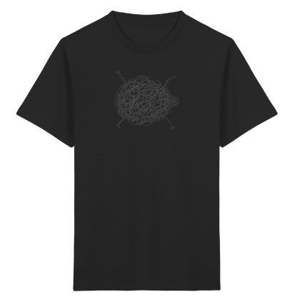 Schaf von oben Shirt - Kinder Bio T-Shirt Vorderseite