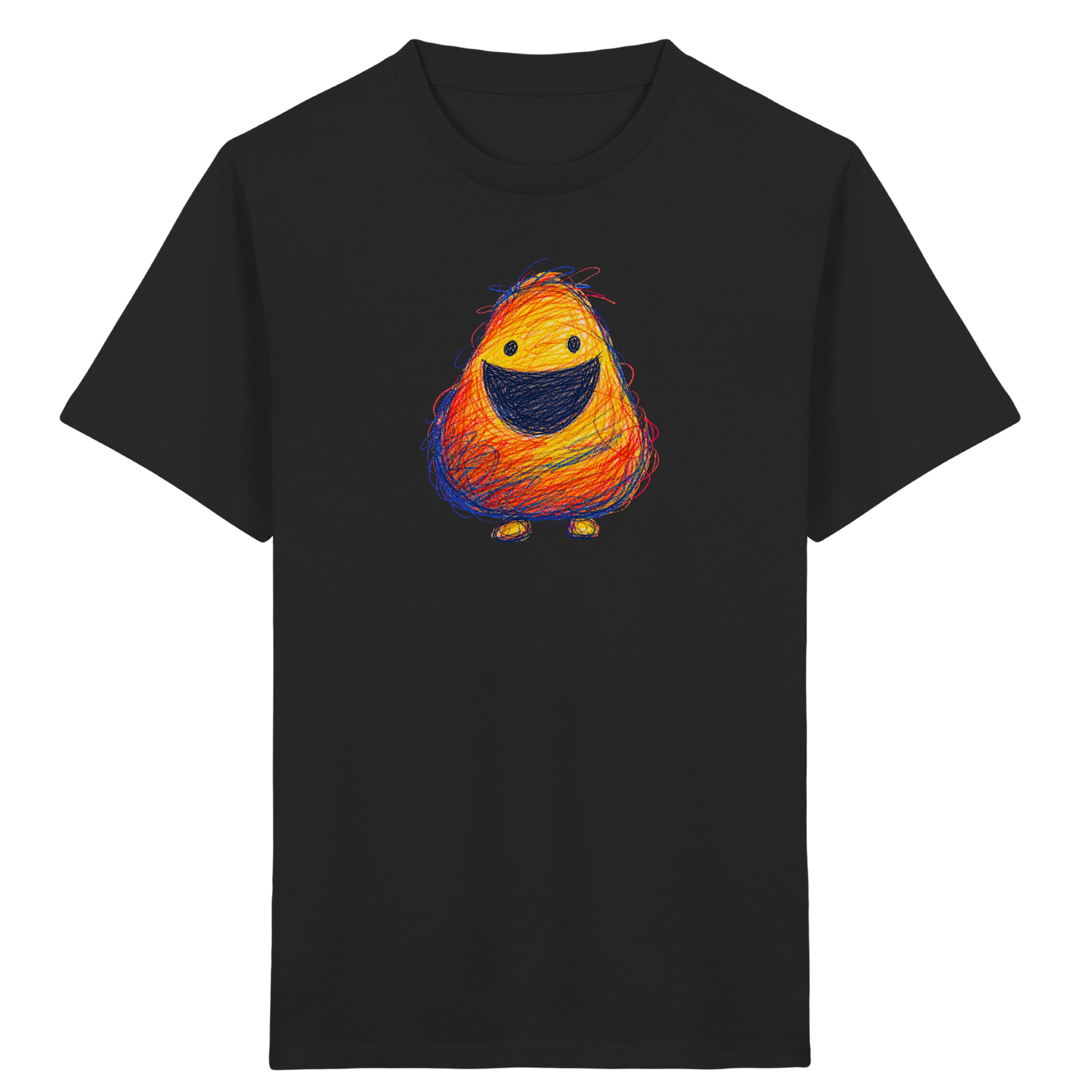 Zahnloses Grinsen Monster Shirt - Kinder Bio T-Shirt