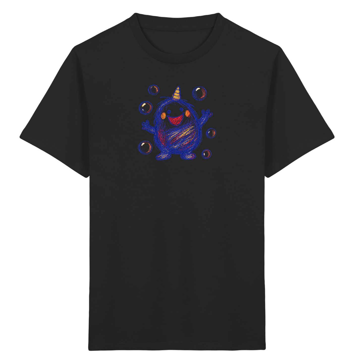 Seifenblasenmumpf mit Horn - Kinder Bio T-Shirt